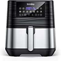 Innsky 5-5L 1700W freidora sin Aceite con 7 programas + función de Inicio diferido- Panel LED- Temperatura y tiempo…